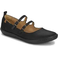 El Naturalista Damen N5348 Koralle Mary Jane Schuh, Schwarz,