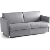 2-sitzer Schlafsofa Violante, Schlafsofa Fürs Wohnzimmer, Gepolstert, Abnehmbar, 100 % Made In Italy-qualität, 160x95 H90 Cm, Grau - Dmora