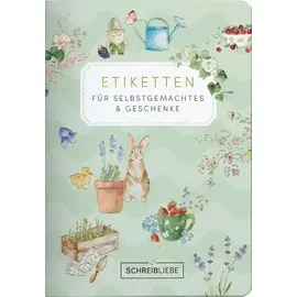 Korsch Verlag Etikettenbuch Garten: