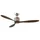 CasaFan Aeroplan Eco BN-NB 132 cm Deckenventilator chrom/nussbaum inkl. Fernbedienung