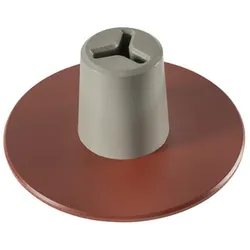 Standfuß für Sticklight LED-Outdoorleuchte Weltevree Oxide Red rot, Designer Thor ter Kulve, 8 cm