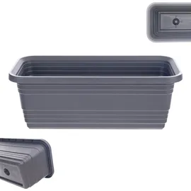 Kadax Blumenkasten 40 x 11,5 x 14,5 cm Anthrazit