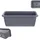 Kadax Blumenkasten 40 x 11,5 x 14,5 cm Anthrazit