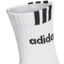 adidas Cushioned 3S Linear Sneakersocken 12er Pack Schwarz/Weiß 46-48