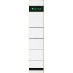 Ordneretikett 16430085 kurz/schmal Papier grau 10 St./Pack. - grau