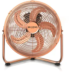 Brandson Windmaschine Retro Stil, Ventilator, Standventilator 30cm, Tischventilator Bodenventilator, hoher Luftdurchsatz robuster Stand