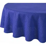 Tischdecke Outdoor Wetterfest, rutschfest & UV-Beständig in 7 Farben - Weichschaum PVC Tischdecke Abwaschbar & Waschbar bei 30°C - Gartentischdecke Oval 140x180 cm Blau