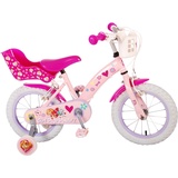 Volare Paw Patrol für Mädchen 14 Zoll Kinderrad Rosa Fahrrad