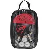 Dunlop Flux Premium 2 Player Tischtennis-Set Black/Red/Blue