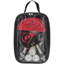 Dunlop Flux Premium 2 Player Tischtennis-Set Black/Red/Blue