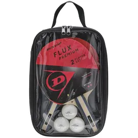 Dunlop Flux Premium 2 Player Tischtennis-Set Black/Red/Blue