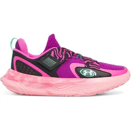 Under Armour FUTR X 4 Basketballschuhe 514 - andromeda purple/black/comet green 40.5