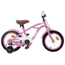 vidaXL Kinderfahrrad 12 Zoll RH 0 cm Hellrosa