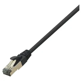 Logilink CQ8063S RJ45 Netzwerkkabel, Patchkabel CAT 8.1 S/FTP 3.00 m Schwarz Halogenfrei 1 St.