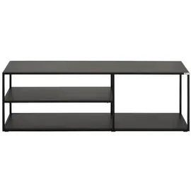 CARRYHOME Tv-Element, Schwarz, Metall, 1 Fächer, 140x45x35 cm, Wohnzimmer, TV Möbel, TV-Elemente