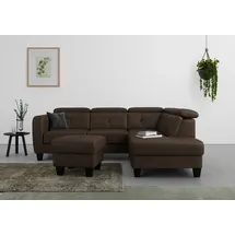 sit&more Stauraumhocker Belluci 58 x 48 x 58 cm Braun