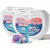 BOFON Waschmittel Pods 5-in-1 Formel Waschmittelblätter Waschkraft mit hautschonenender Forme Geeignet für empfindliche Haut und Babys 30 Wäschen (60 stück (2er Pack))