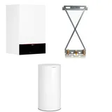 Viessmann Gas-Brennwert Paket Vitodens 200-W B2HF 19 kW 3,5" Display Speicher Vitocell 100-W CVAA 160L