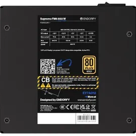 endorfy Supremo FM6 Gold 850W, ATX 3.1