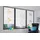 K-HOME Doppelrollo Denia 45 x 150 cm Blume/Grün