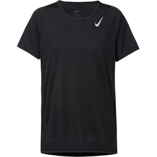 Nike Dri-FIT Race Kurzarm-Laufoberteil Damen Black S