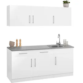 WIHO KÜCHEN Küchenzeile Cali 180 cm weiß