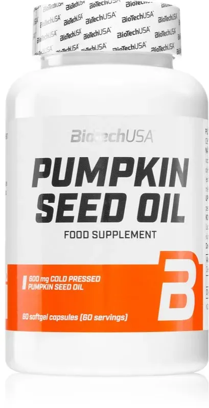 BioTechUSA Pumpkin Seed Oil Kapseln für die normale Funktion des Herz-Kreislauf-Systems 88 g
