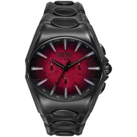 Diesel Herren Analog Quarz Uhr mit Edelstahl Armband DZ4696