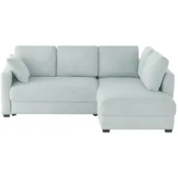 bobb Ecksofa mit Boxspringpolsterung   ¦ blau ¦ Maße (cm): B: 235 H: 90 T: 184.0