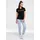LOGOSHIRT T-Shirt "Friends - Logo", Damen, Gr. L, schwarz, 100% Baumwolle, bedruckt, lang, Rundhals, Shirts T-Shirt, mit lizenziertem Print