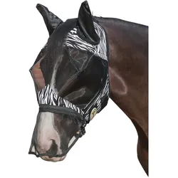 IRISh INNOVATION Fliegenmaske 2 in 1 zebra Vollblut