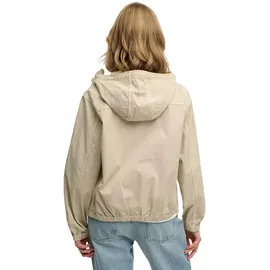 Superdry Hooded Washed Twill Jacke Damen Beige S