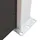 vidaXL WPC Zaunelement 175 x 105 cm schwarz