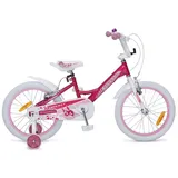 Byox Kinderfahrrad 18 Zoll Lovely, Stützräder, Klingel, Reflektoren, ab 5 Jahre