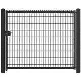 MR-Shop Industrietor einflügelig mit Doppelstabfüllung, Anthrazit, 6.000 mm x 1.250 mm