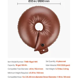 Vevor Baumbewässerungsringe 60,6 l