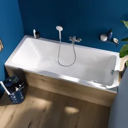 Duravit No. 1 Rechteck-Badewanne 170 x 70 cm mit 1 Rückenschräge