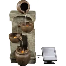 Teamson Home Springbrunnen kaskadierend mit Lichtern