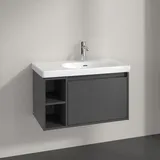 Villeroy & Boch Villeroy und Boch Skyla Waschtischunterschrank 1 Auszug, 772 x 436 x 439 mm, Graphite