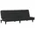 vidaXL Schlafcouch Stoff 2-Sitzer Schwarz