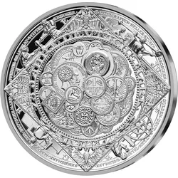 5-Unzen-Silber-Gedenkprägung "75 Jahre D-Mark"