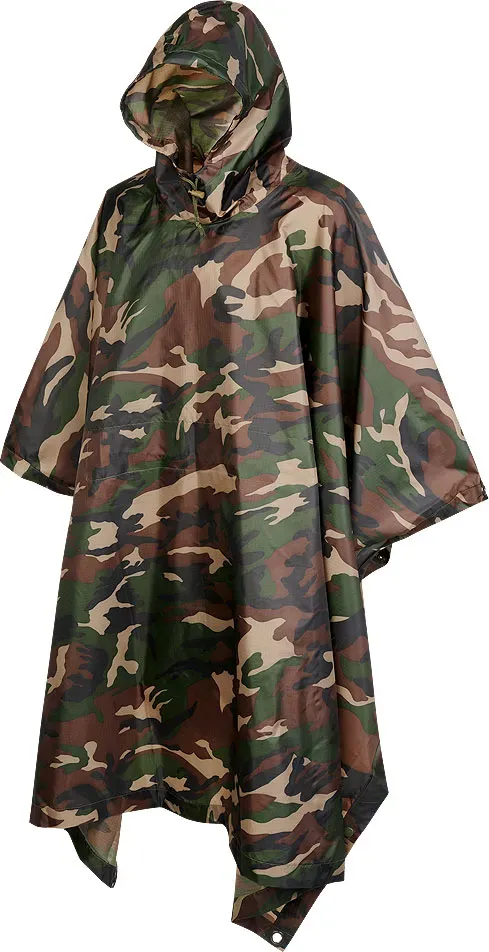 Brandit Ripstop, poncho - Woodland - Taille unique