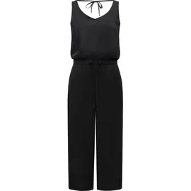 Ragwear Jumpsuit Suky schicker, langer Damen Overall mit Tunnelzug schwarz M (38)
