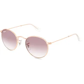 Ray-Ban Junior RJ9547S Kinder-Sonnenbrille Vollrand Rund Metall-Gestell, rot