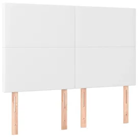 vidaXL Boxspringbett 140 x 200 cm Weiß