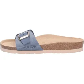 ROHDE Damen Pantolette, blau(jeans (55)), Gr. 36 - Blau - 36