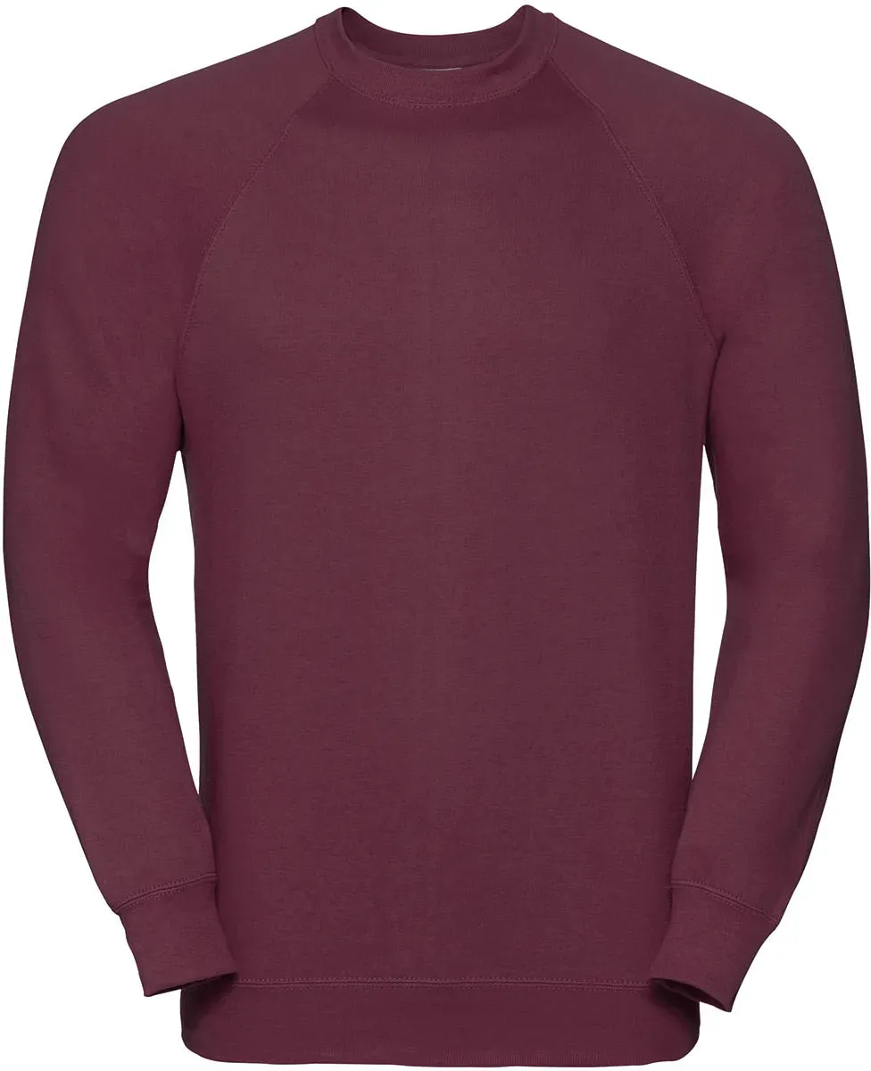 Russell Classic Raglan Sweat, burgundy, L