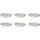 BUTLERS Dessertteller Ø 12 cm Creme 6er Set