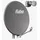Fuba DAL 804 A Sat Anlage Antenne Schüssel Spiegel Alu Anthrazit DEK 417 Quad LNB 4 Teilnehmer HDTV, 4K, 3D-kompatibel)