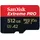 SanDisk Extreme Pro microSDXC UHS-I U3 V30 A2 512 GB+ SD-Adapter